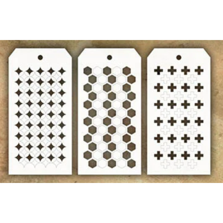 Tim Holtz Shifter Mini Stencils Set 40 mst040