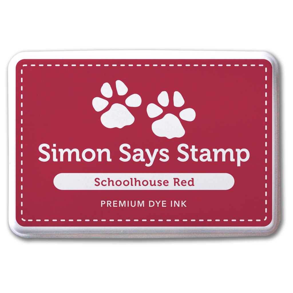 Simon Says Stamp Premium Dye Ink Pad Schoolhouse Red ink001