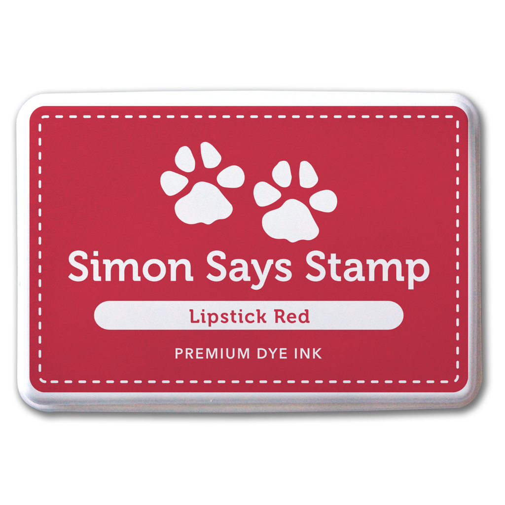 Simon Says Stamp Premium Dye Ink Pad LIPSTICK RED ink010