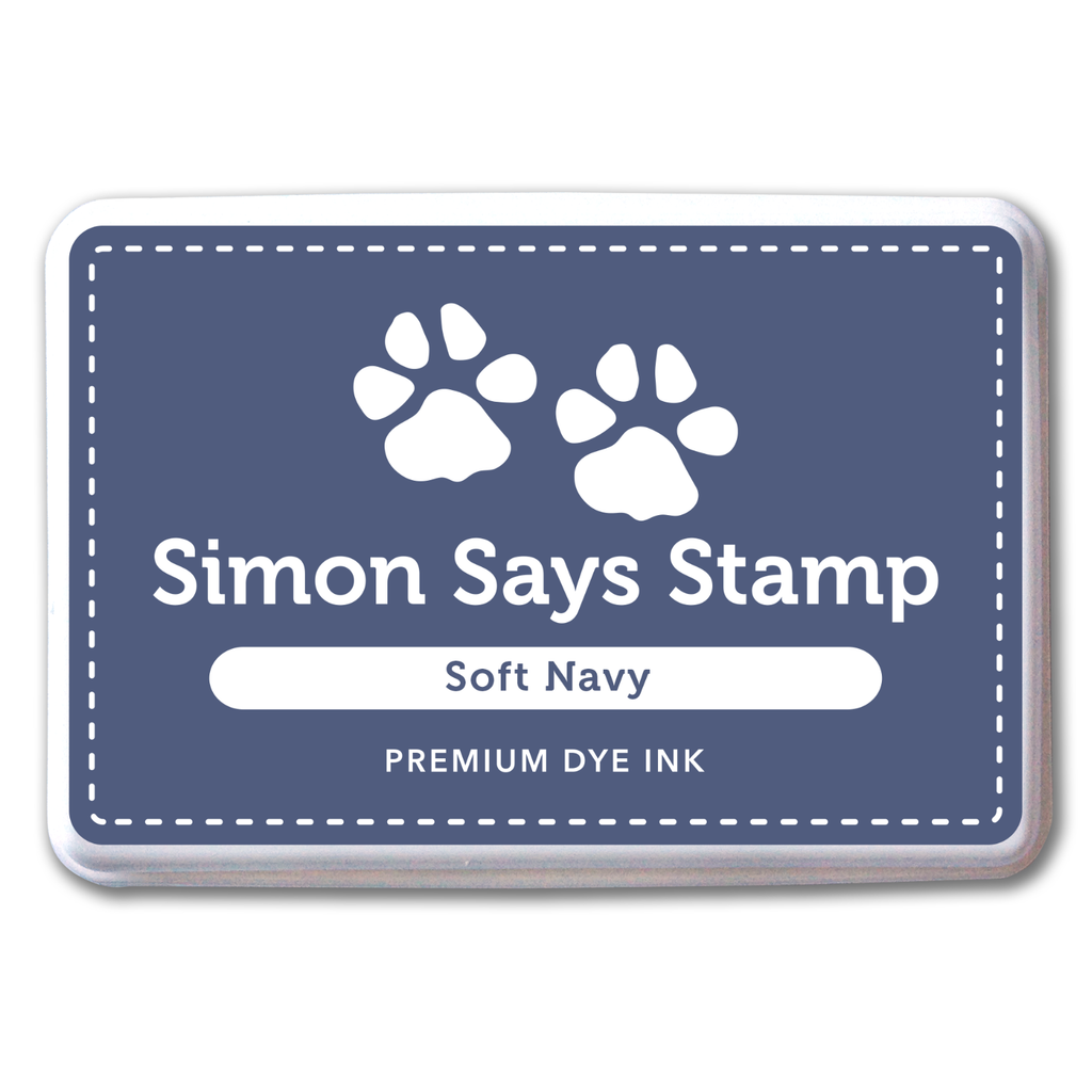 Simon Says Stamp Premium Dye Ink Pad SOFT NAVY Blue Ink021