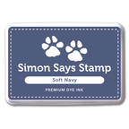 Simon Says Stamp Premium Dye Ink Pad SOFT NAVY Blue Ink021