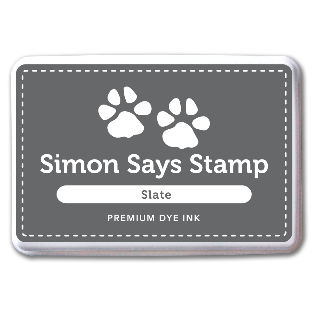 Simon Says Stamp Premium Dye Ink Pad SLATE Gray Ink024