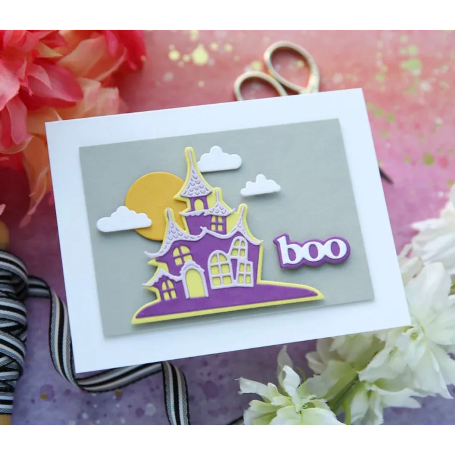 Simon Says Stamp Twisty Haunted House Wafer Dies s1066 STAMPtember Halloween Card | color-code:ALT02