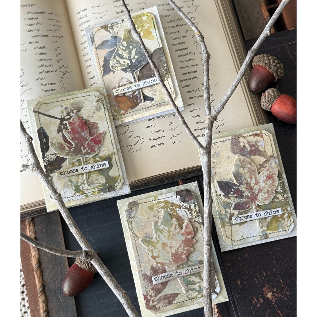 Tim Holtz Nature's Wonder Stamps with Simon Says Stamp Dies Bundle setnw25