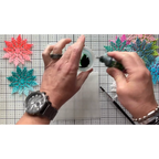 White Glitter Snowflake Ornaments