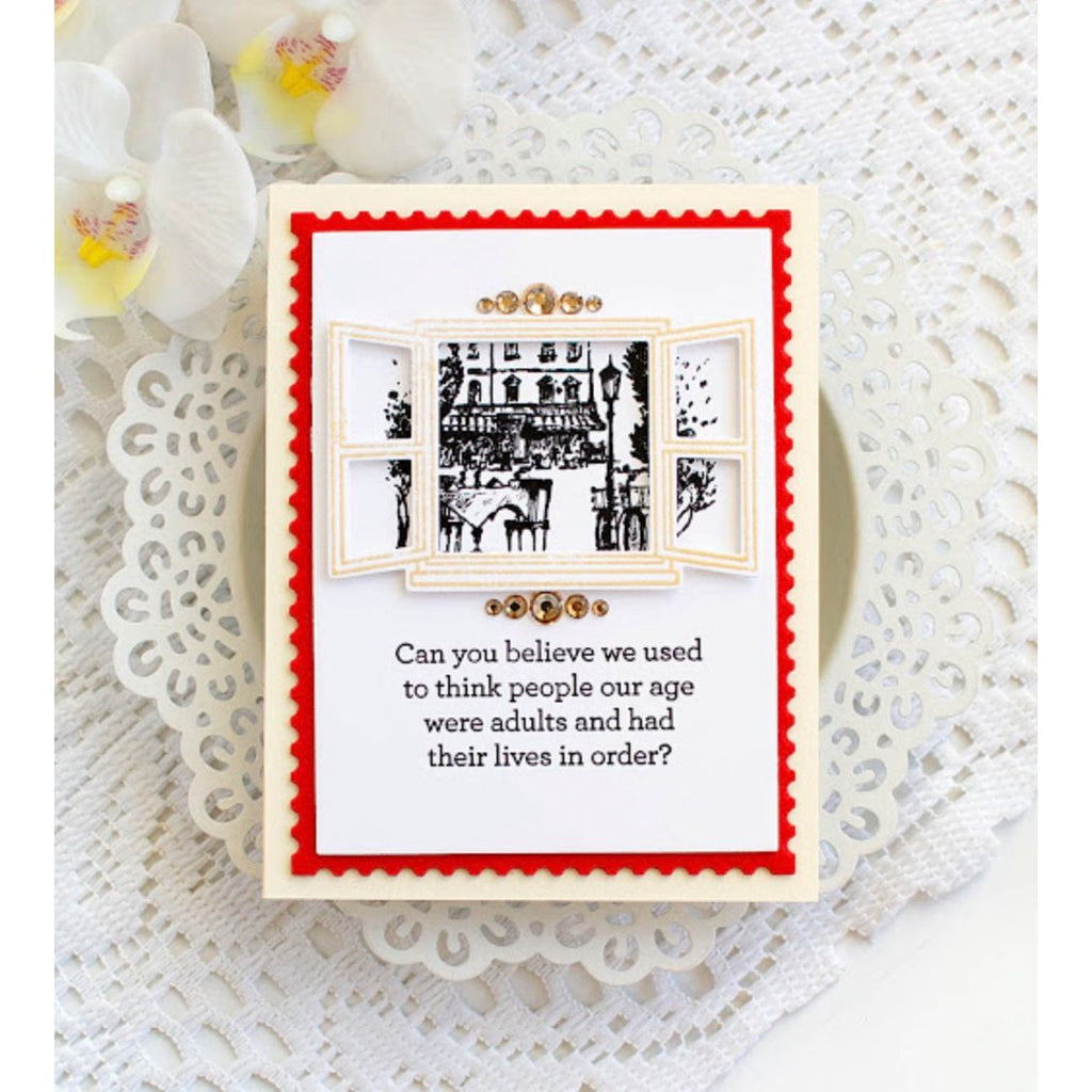 Simon Says Stamps and Dies Through the Window set1012tw Friend Card | color-code:ALT07