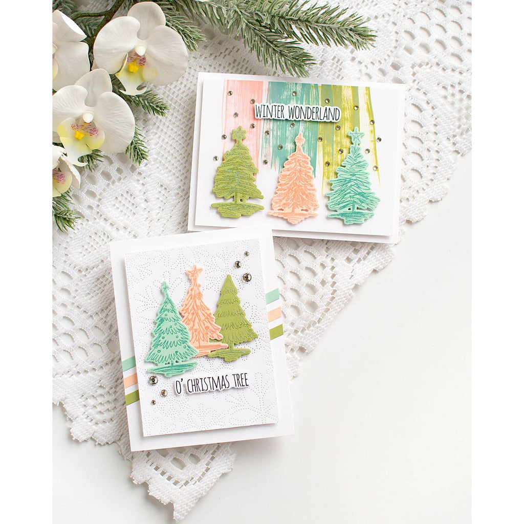 Tim Holtz Cling Rubber Stamps Scribbly Christmas cms249