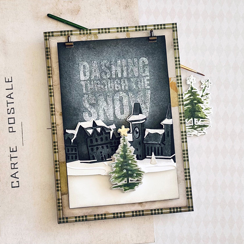 Simon Says Stamp Scribbly Christmas Wafer Dies 249sss Christmas Decor
