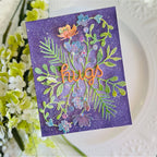 CZ Design Scripty Hugs Wafer Dies czd229 Be Bold Hugs Card