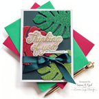 Simon Says Stamp Scripty Thinking of You Wafer Dies 1216sd DieCember Thinking of You Card