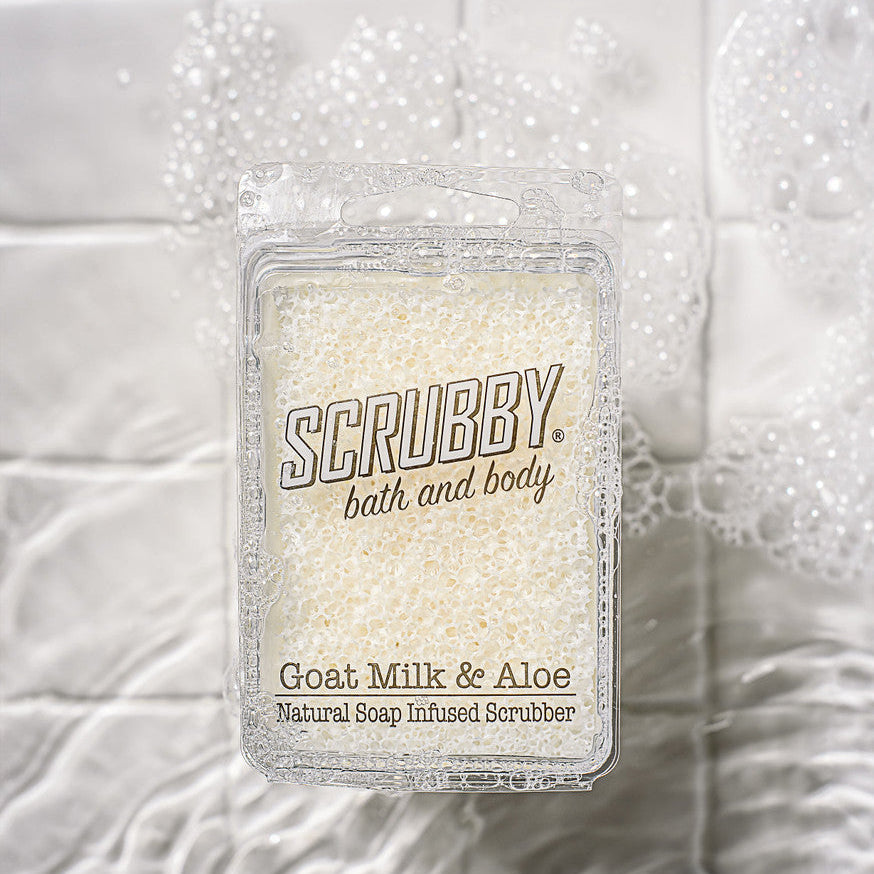 Scrubby Soap Goat Milk And Aloe 91219