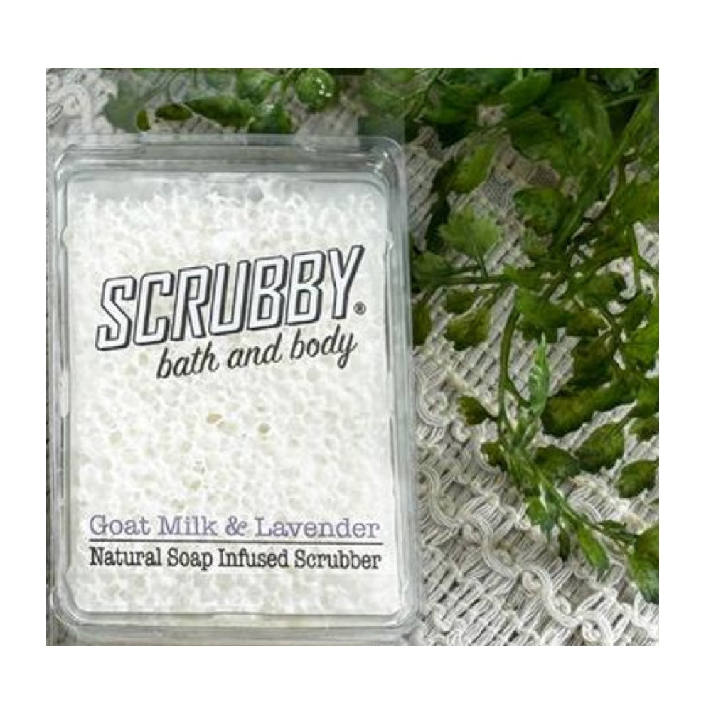 Scrubby Soap Goat Milk And Lavender 91202 Alt