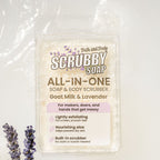 Scrubby Soap Goat Milk And Lavender 91202 New Photo