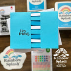 Rainbow Splash Cardstock Sea rsc12 Friend Card | color-code:ALT03