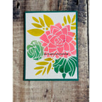 CZ Design Clear Stamps Seasons Greetings cz381 Stamptember Floral Card