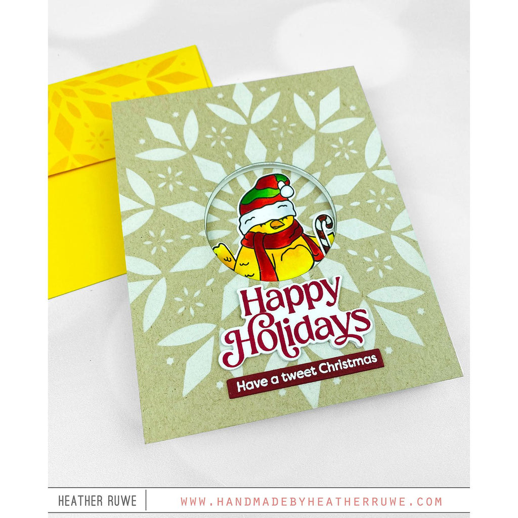 Simon Says Stamp Season's Tweetings Wafer Dies sssd112913c All The Joy Christmas Card | color-code:ALT01