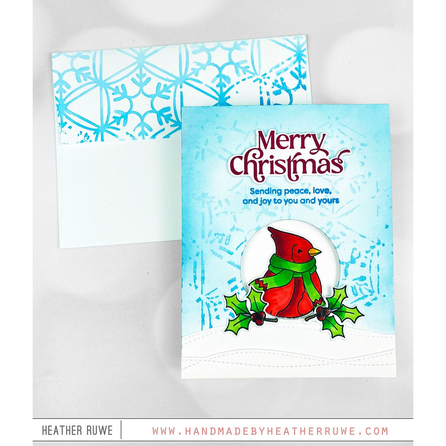 Simon Says Clear Stamps Season's Tweetings sss202764c All The Joy Christmas Card | color-code:ALT01