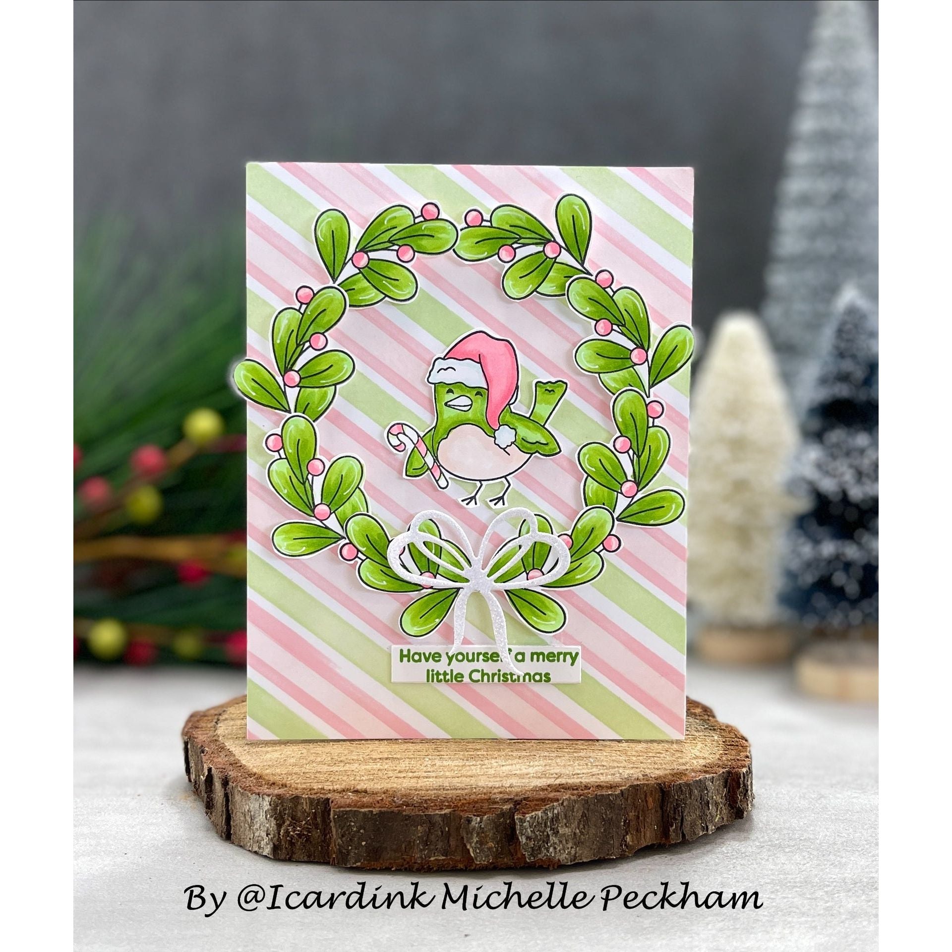 Simon Says Clear Stamps Season's Tweetings sss202764c All The Joy Christmas Card
