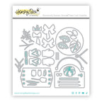 Honey Bee Seasonal Signs Stencils And Dies Bundle