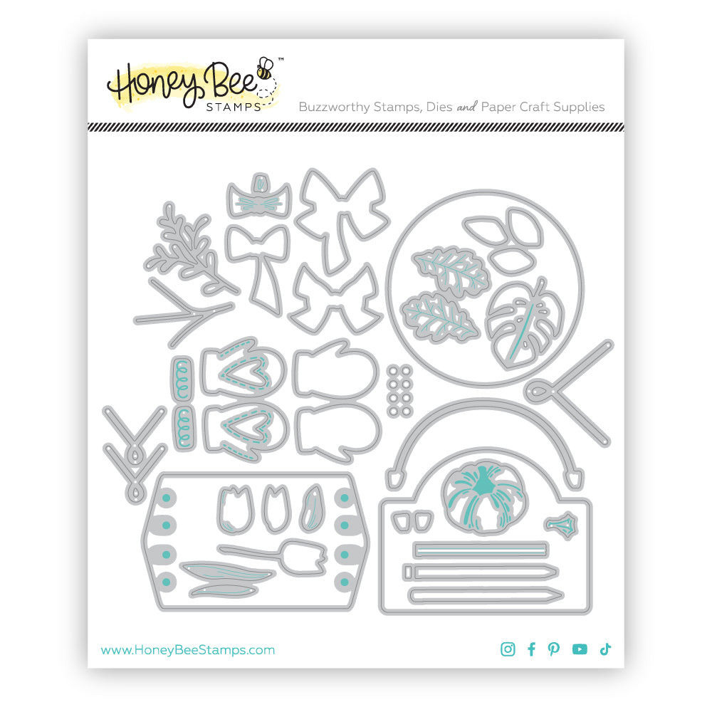 Honey Bee Seasonal Signs Stencils And Dies Bundle