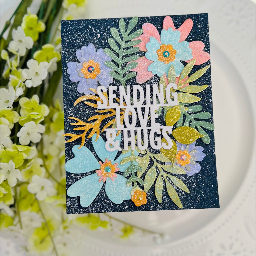 Simon Says Stamp Sending Love And Hugs Wafer Dies sssd112942 Diecember Love and Hugs Card