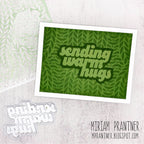 CZ Design Sending Warm Hugs Wafer Dies czd284 DieCember Hugs Card | color-code:ALT06