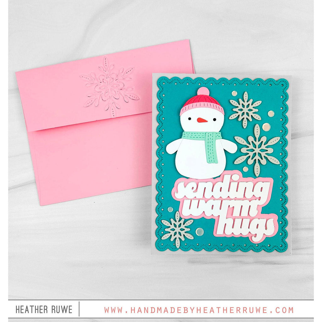 CZ Design Sending Warm Hugs Wafer Dies czd284 DieCember Hugs Card | color-code:ALT01