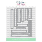 Pretty Pink Posh Sentiment Strips Dies