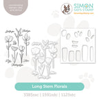 Simon Says Stamps Dies and Stencil Long Stem Florals set1218ls