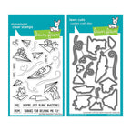 Lawn Fawn Set Just Plane Awesome Clear Stamps and Dies lfsjpa
