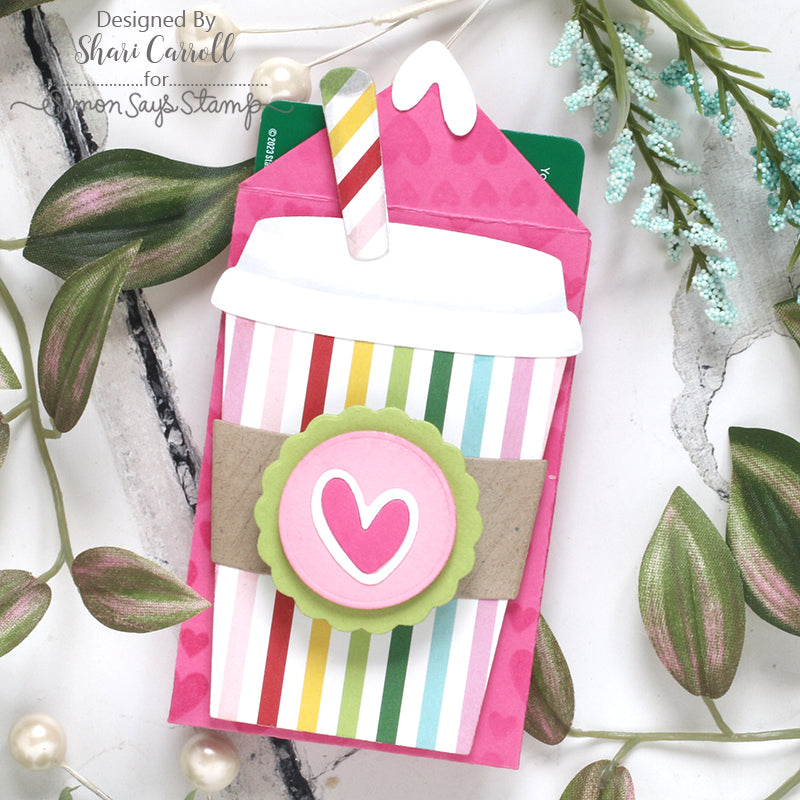 Art Impressions JAVA GIFT CARD HOLDER Die Set 5343 Colorful Cup | color-code:ALT01