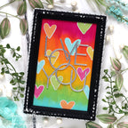 Tim Holtz Flip Top Distress Paint Mustard Seed Ranger TDF53125 Bold Love You Card | color-code:ALT02