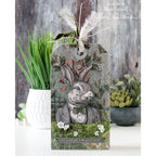 Tim Holtz Cling Rubber Stamps Mr. Rabbit cms478 tag