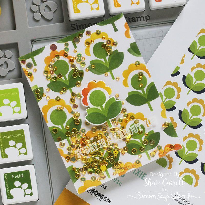 Simon Says Stamp Pawsitively Saturated Ink Cubes Green Meadows ssc602 Out of This World