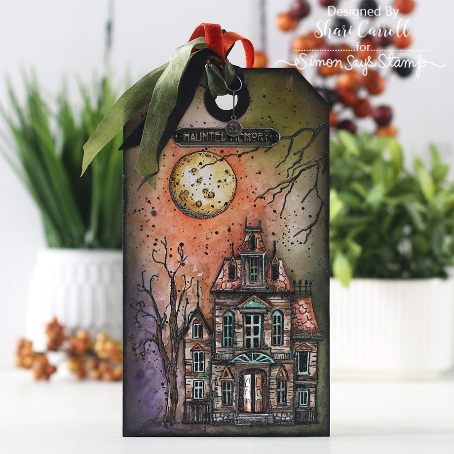 Tim Holtz Cling Rubber Stamps Sketch Manor cms408 – Simon