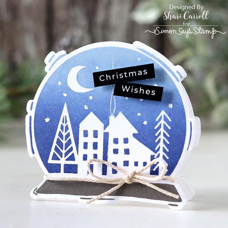 Tim Holtz Festive Print Stamps with Simon Says Stamp Dies Bundle setfp24