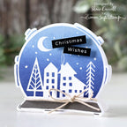 Tim Holtz Festive Print Stamps with Simon Says Stamp Dies Bundle setfp24