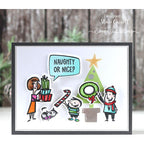 Tim Holtz Christmas Cartoons Stamps with Simon Says Stamp Dies Bundle setcc24