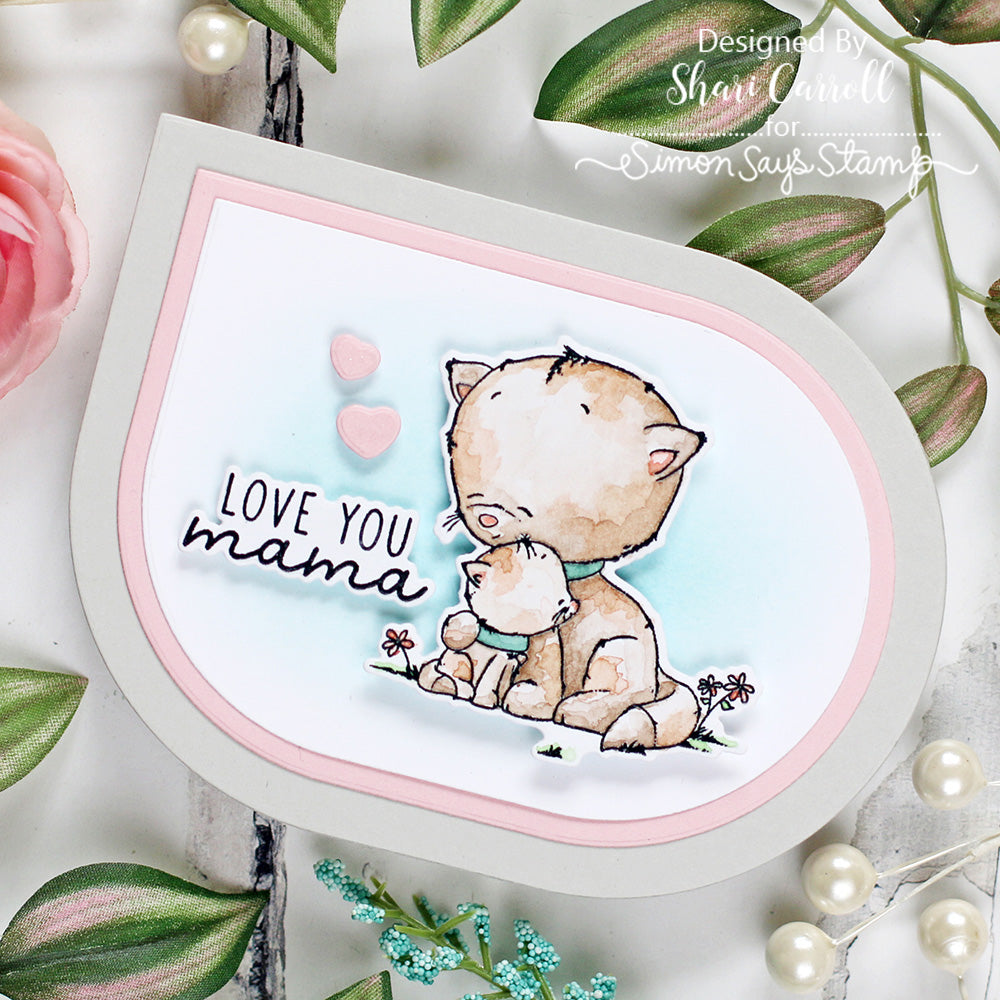 Simon Says Clear Stamps Love You Mama 2188ssc You Are My Favorite Mother's Day Card