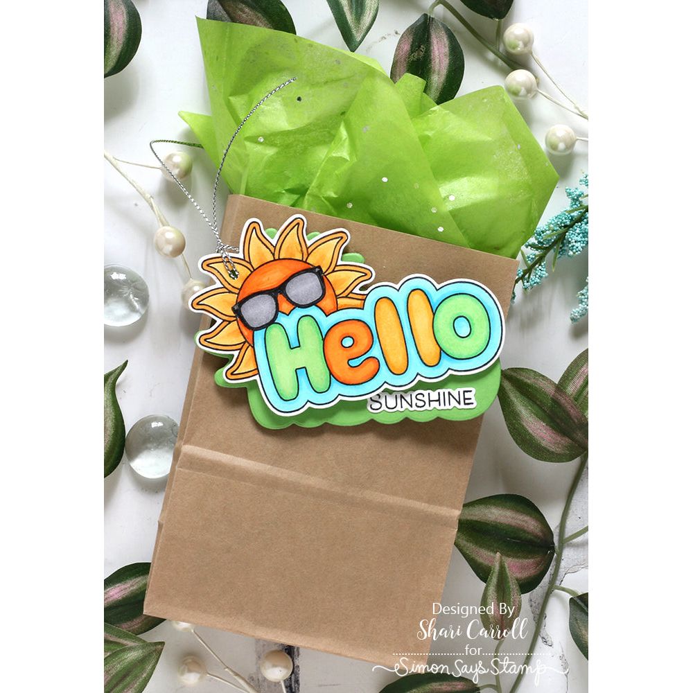 Simon Says Stamps and Dies Hello set784he Hello Gift Bag | color-code:ALT01