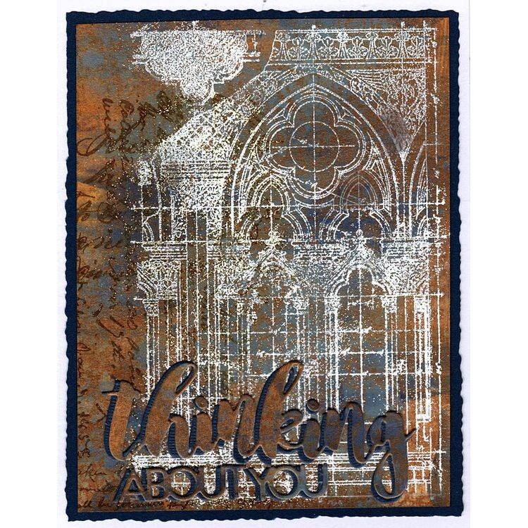 Tim Holtz Cling Rubber Stamps ARCHITECTURE CMS369