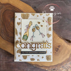 Simon Says Stamps and Dies She Said Yes set970ss You Are My Favorite Wedding Card