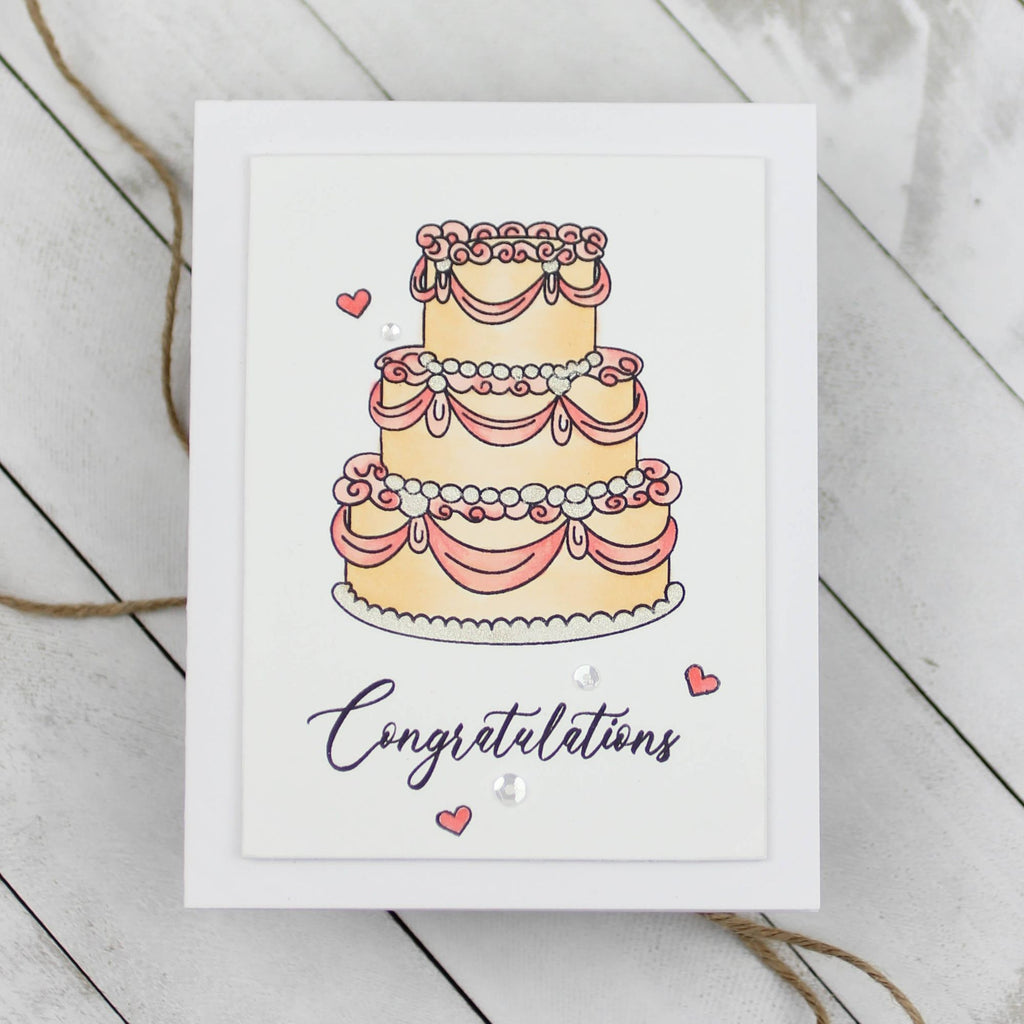 Simon Says Clear Stamps She Said Yes 2232ssc You Are My Favorite Wedding Card