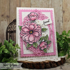 Gina K Designs Smiling Blooms Clear Stamps and Dies Bundle asdie0428 Sparkle | color-code:alt1