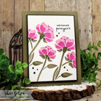Gina K Designs Twisted Stems Layering Stencils gkdst74 prayers | color-code:alt1