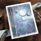 Simon Says Stamp Embossing Folder Shimmering Starfall sf381 Celebrate Magical Day Card | color-code:ALT02