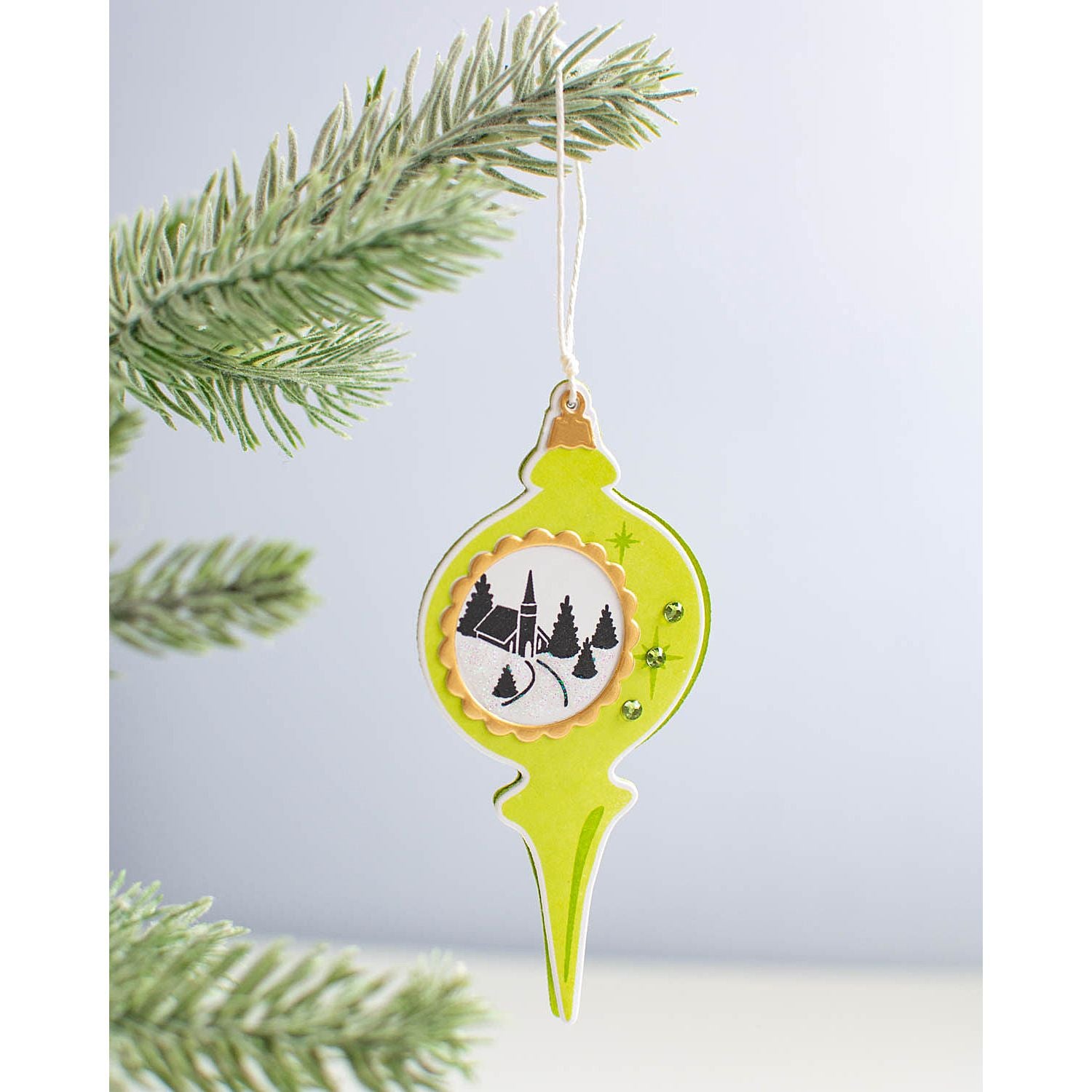 Simon Says Stamp Shiny Baubles Wafer Dies 1336sdc STAMPtember Christmas Ornament | color-code:ALT04
