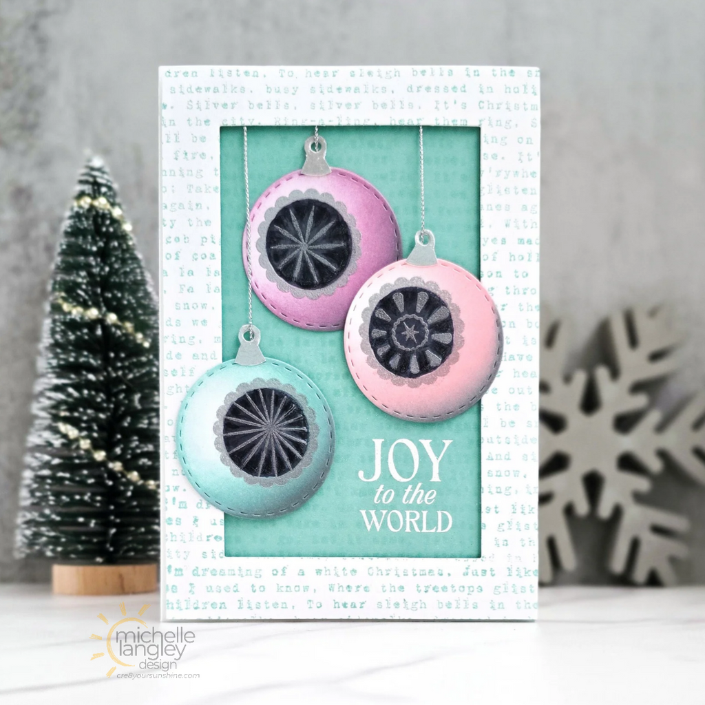 Simon Says Clear Stamps Shiny Baubles 2233ssc STAMPtember Christmas Card | color-code:ALT04