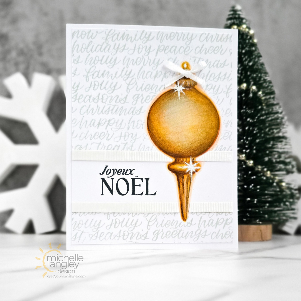 Simon Says Clear Stamps Shiny Baubles 2233ssc STAMPtember Christmas Card | color-code:ALT02