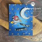 Simon Says Stamps and Dies Shoot for the Moon set1027sm Happy Camper Love Card